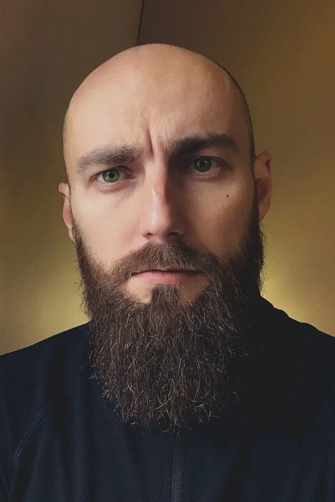 Shaved Head With A Beard