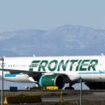 Razor on Frontier Airlines