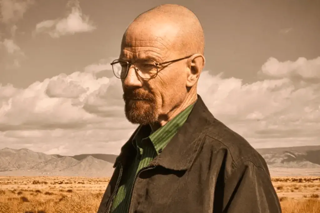 Bryan Cranston as Walter White is a Famous Bald Guy With A Beard 
