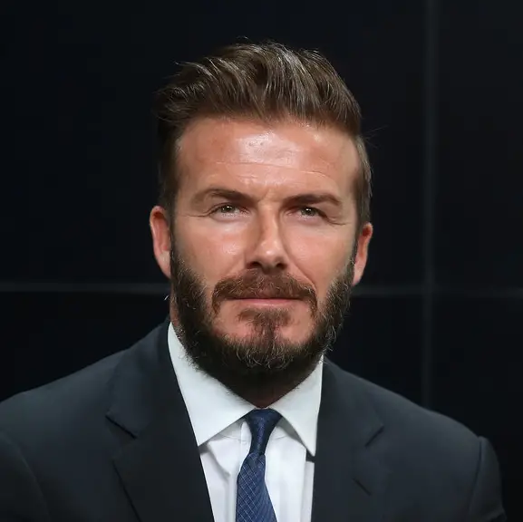 David Beckham with a Beard